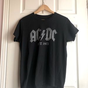 Vintage band tee AC/DC